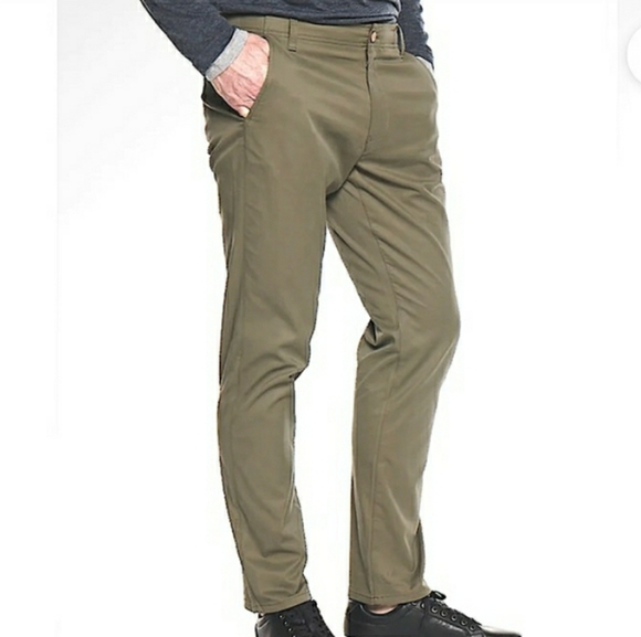 Tailor Vintage Connecticut Originals Greenwich Slim Fit Olive Pants Size 34 x 30